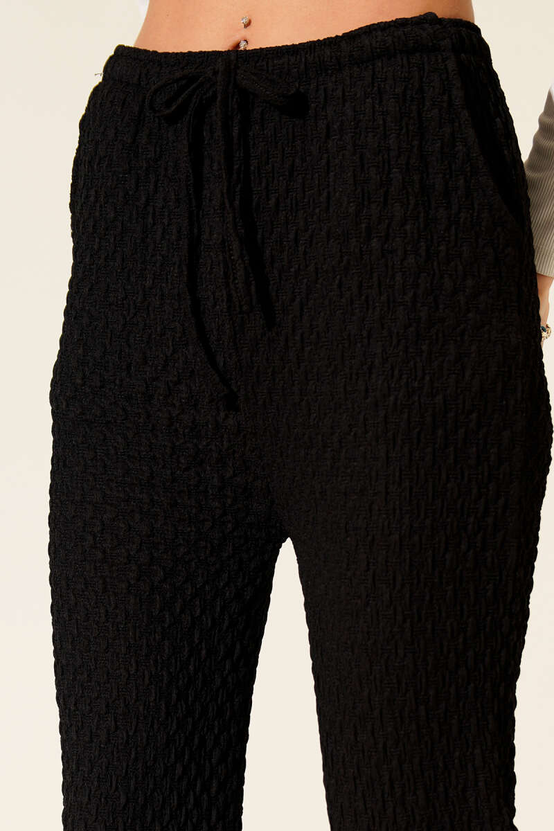 Beli Lastikli Bürümcük Pantolon