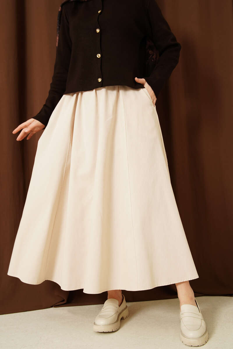 Beli Lastikli Cepli Gabardin Etek Главное изображение товара