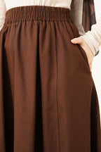 Beli Lastikli Cepli Gabardin Etek