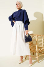 Beli Lastikli Cepli Kloş Etek