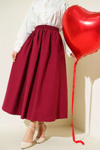 Beli Lastikli Cepli Kloş Etek