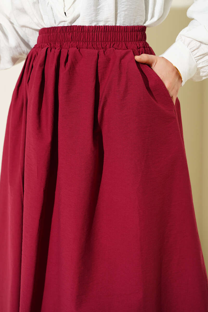 Beli Lastikli Cepli Kloş Etek