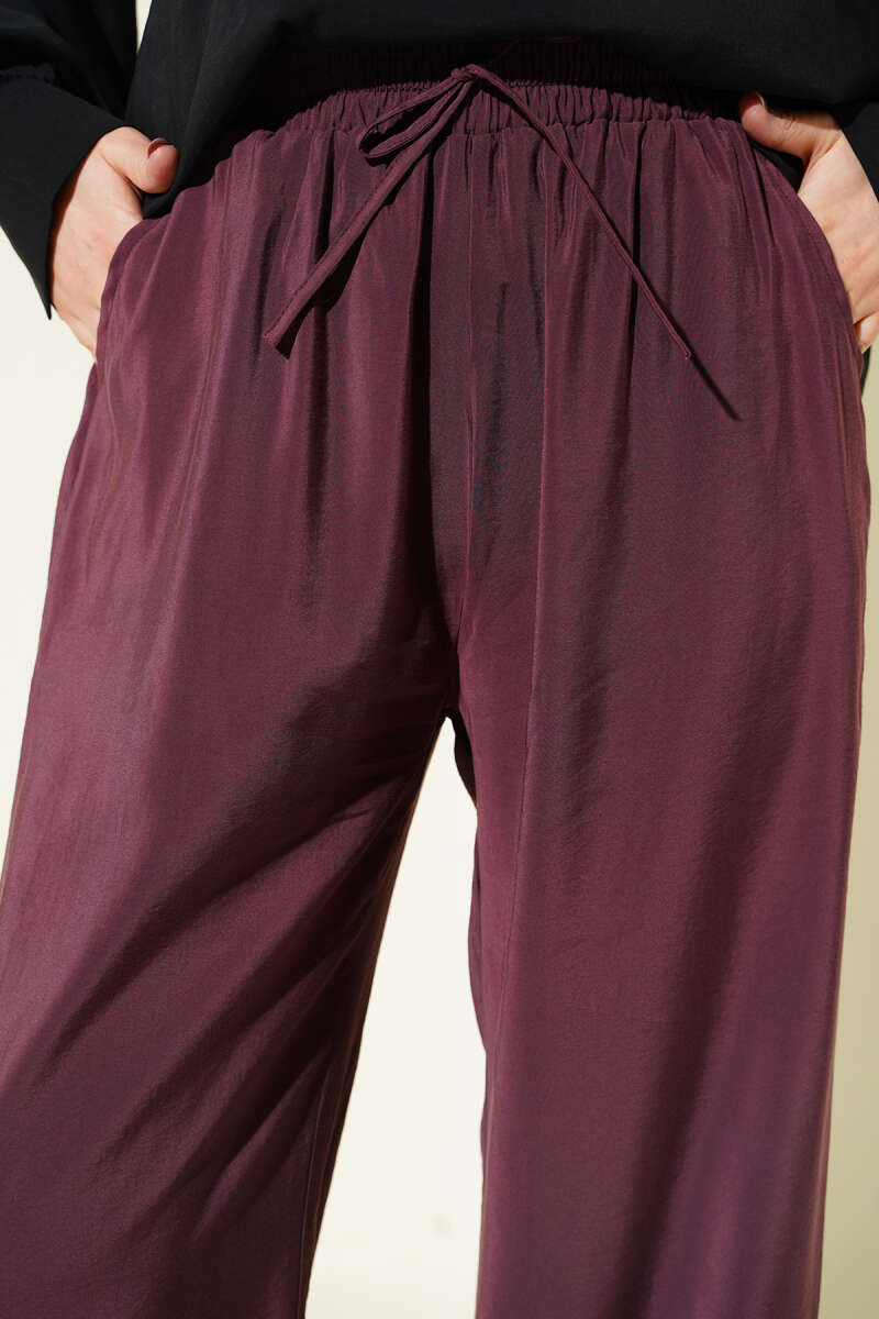 Beli Lastikli Cepli Modal Pantolon