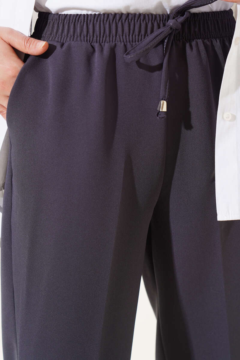 Beli Lastikli Dar Paça Pantolon
