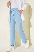 Beli Lastikli Gofre Pantolon