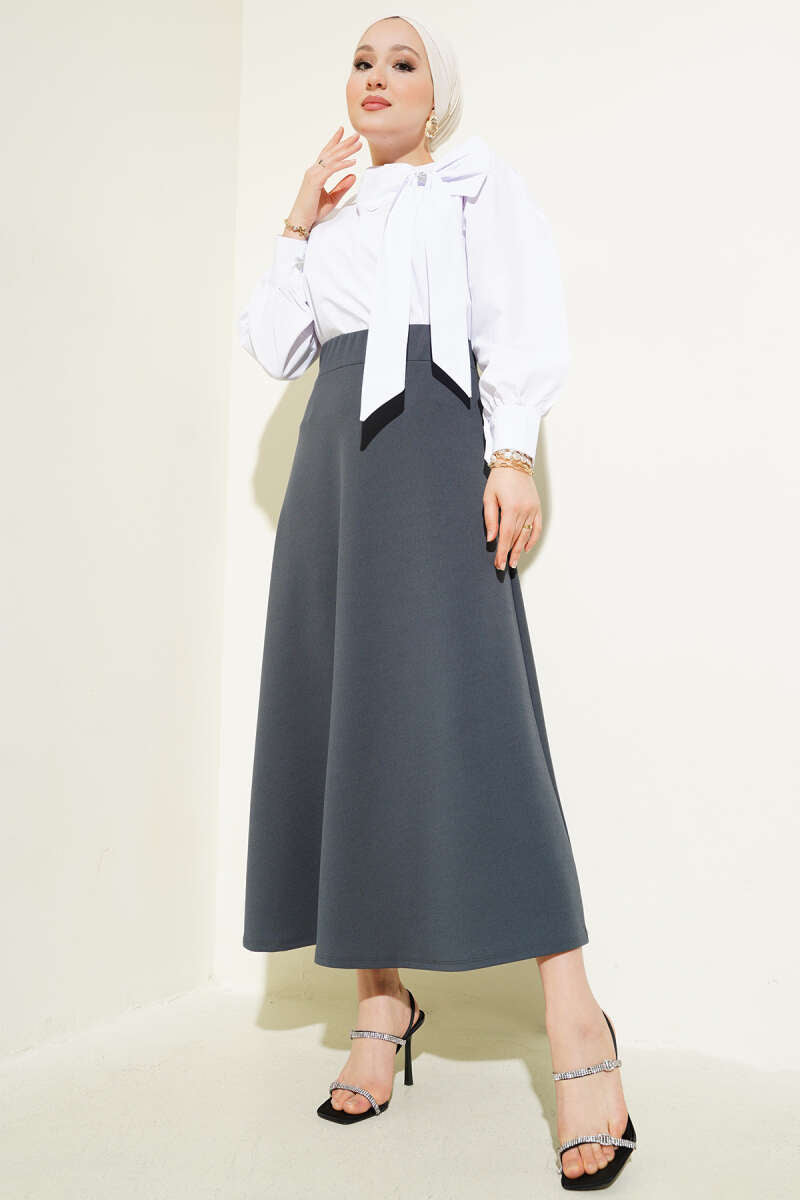 Beli Lastikli Kloş Basic Etek
