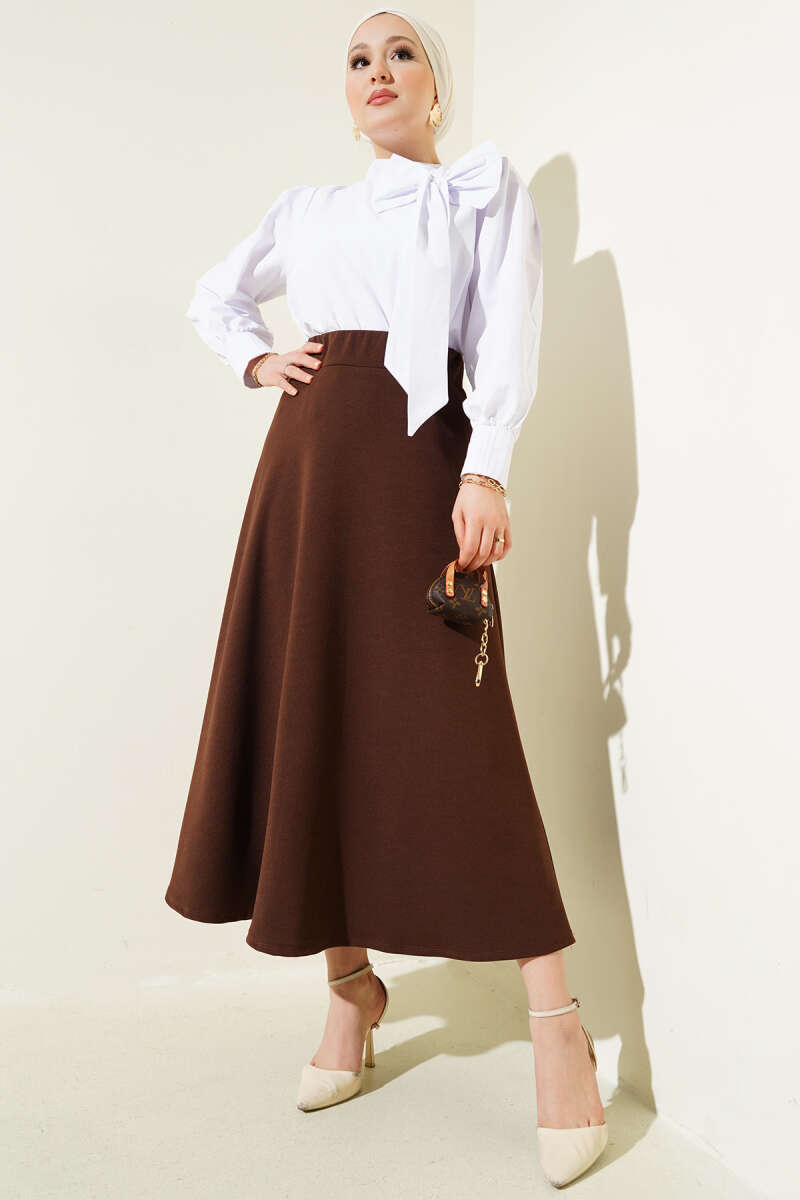 Beli Lastikli Kloş Basic Etek