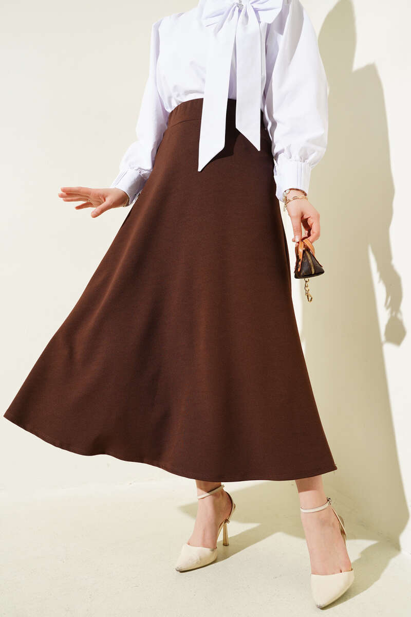 Beli Lastikli Kloş Basic Etek