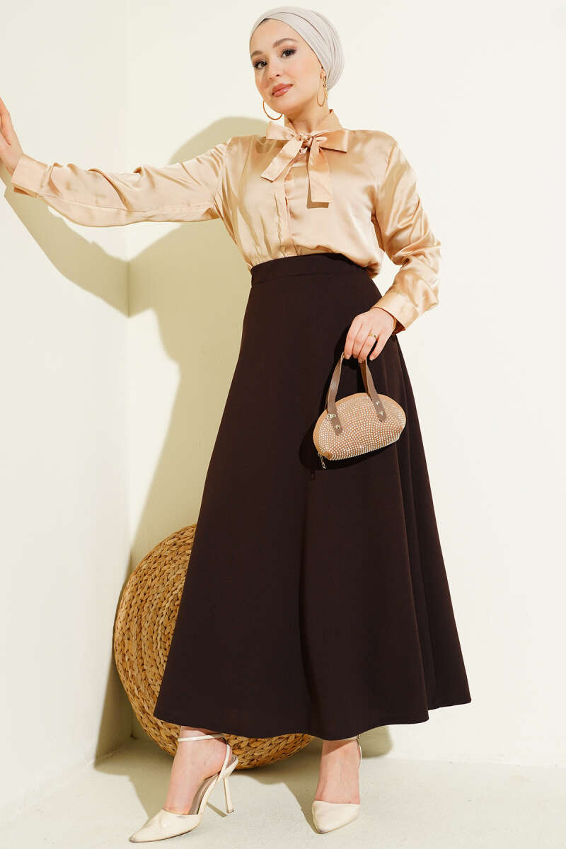 Beli Lastikli Kloş Dabıl Etek