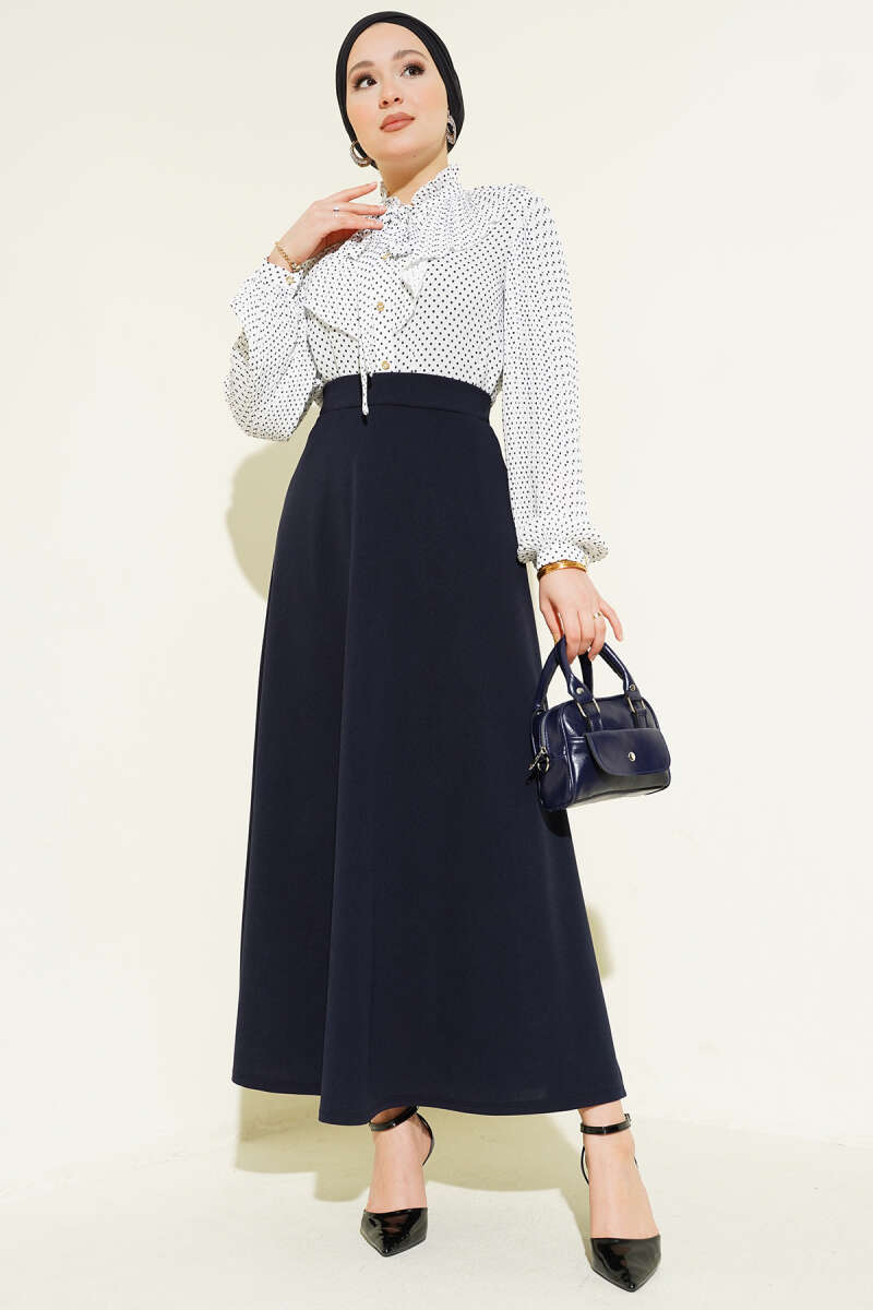 Beli Lastikli Kloş Dabıl Etek