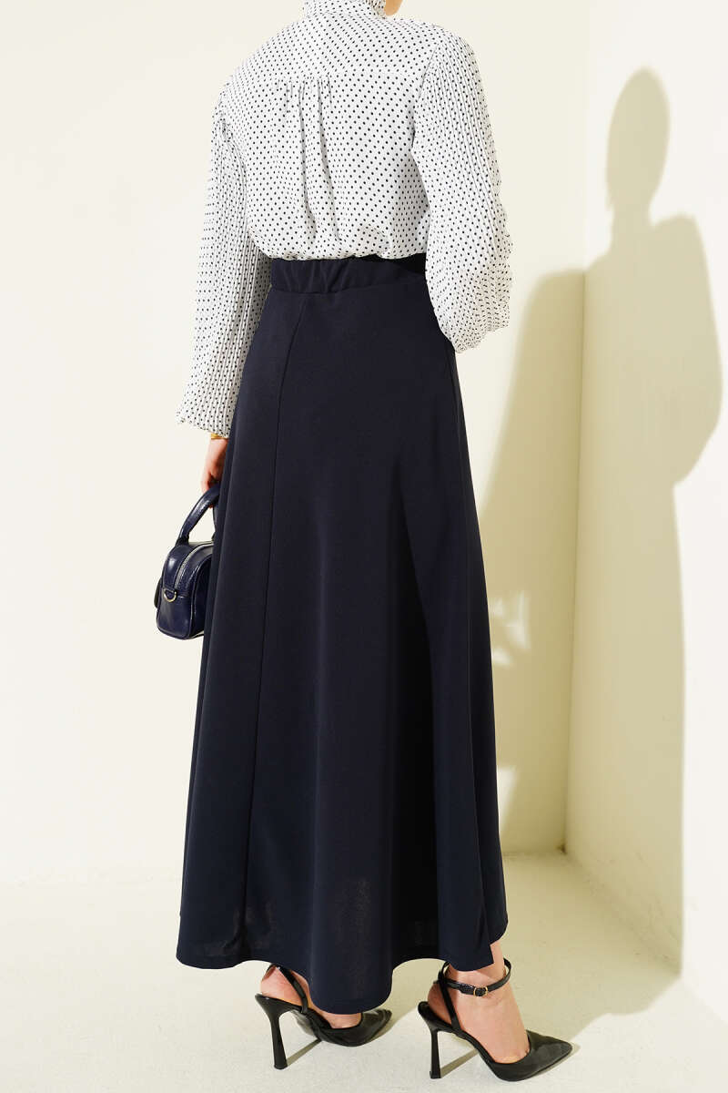 Beli Lastikli Kloş Dabıl Etek