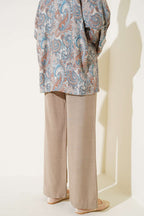 Beli Lastikli Tencel Pantolon