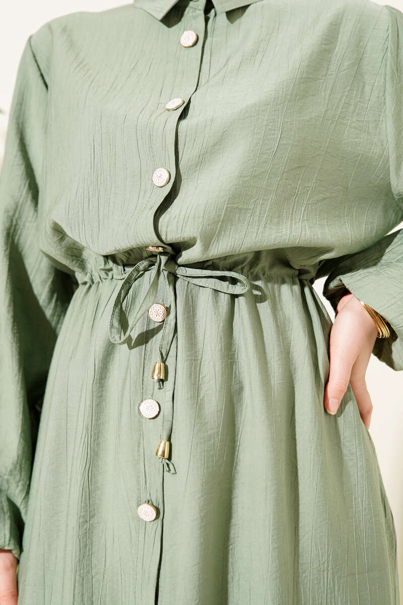 Long Tunic Double Set with Waist Tunnel