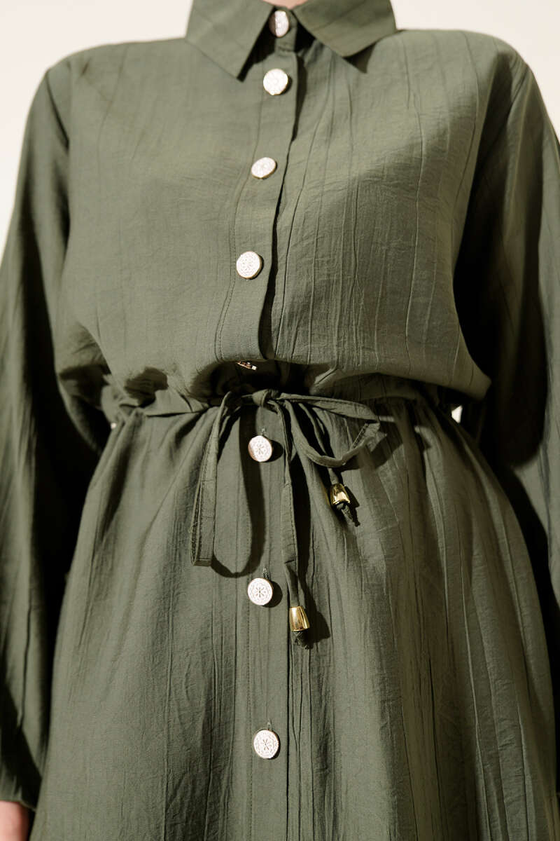 Long Tunic Double Set with Waist Tunnel