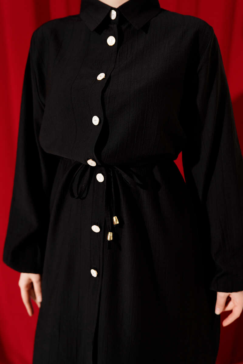 Long Tunic Double Set with Waist Tunnel