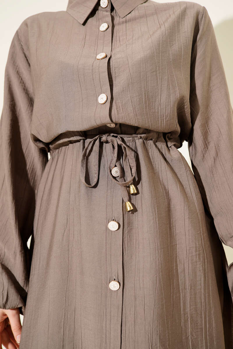 Long Tunic Double Set with Waist Tunnel
