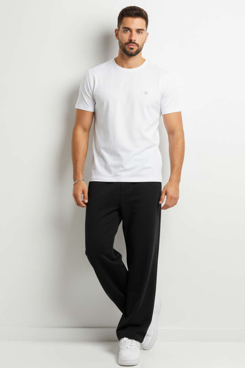 Bisiklet Yaka Basic Erkek T-shirt