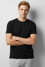 Bisiklet Yaka Basic Erkek T-shirt