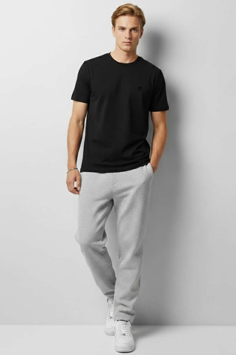 Bisiklet Yaka Basic Erkek T-shirt