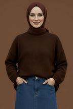 Bisiklet Yaka Basic Sakallı Kazak