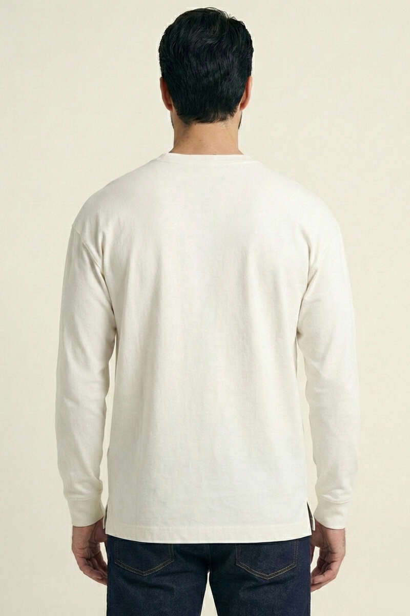 Bisiklet Yaka Kol Ribanalı Erkek Sweatshirt