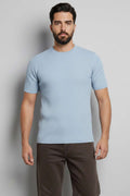 Bisiklet Yaka Merserize Erkek T-shirt