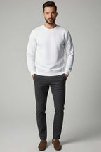 Bisiklet Yaka Selanik Erkek Sweatshirt