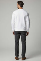 Bisiklet Yaka Selanik Erkek Sweatshirt