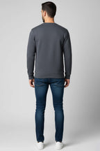 Bisiklet Yaka Selanik Erkek Sweatshirt