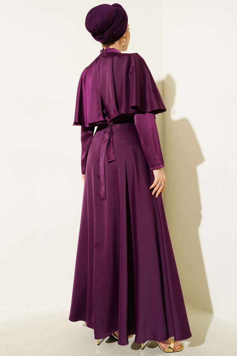 Boleronlu Saten Abiye Elbise