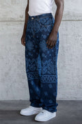 Borok Patterned Men's Denim Trousers