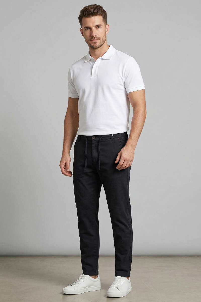 Boyfriend Jogger Erkek Pantolon Siyah