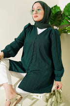 Brit Buttoned Crinkle Shirt