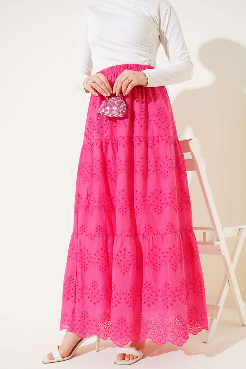 Brodeli Kat Kat Etek Fuşya Главное изображение товара