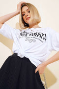 Broklyn Baskılı T-shirt