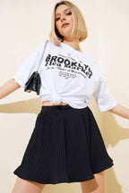 Broklyn Baskılı T-shirt