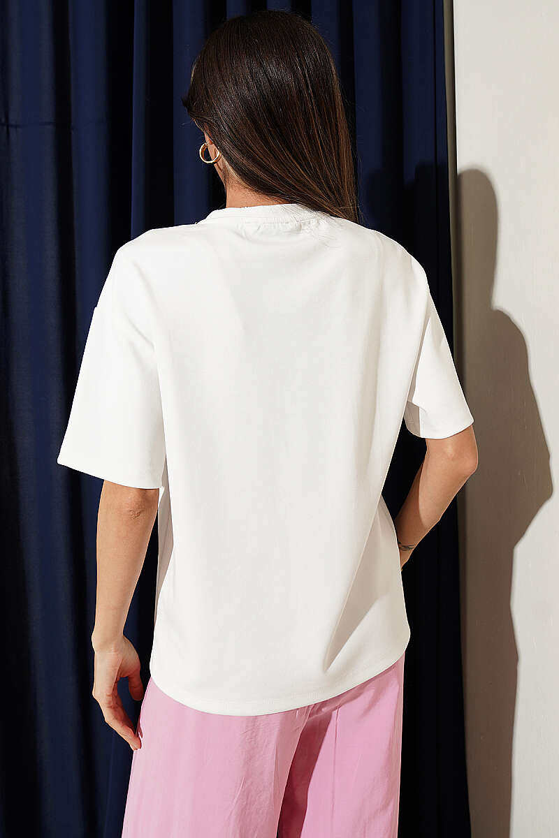 Brooklyn Baskılı Loyşa T-shirt