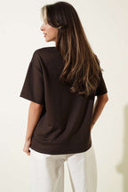 Brooklyn Baskılı Loyşa T-shirt