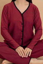 Bürümcük Düğmeli Pijama Takımı