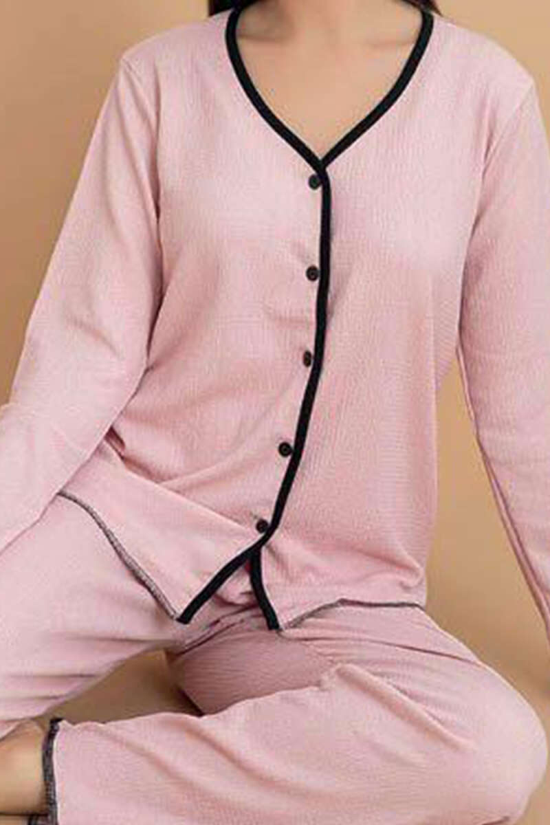 Bürümcük Düğmeli Pijama Takımı