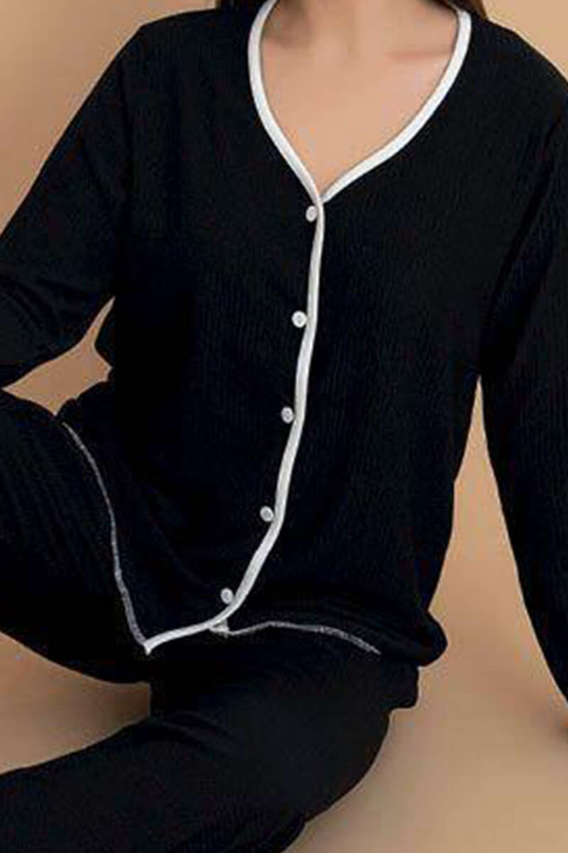 Bürümcük Düğmeli Pijama Takımı