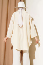 Bürümcük Yaka Bağlamalı Kimono