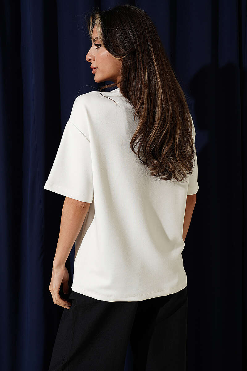 California Baskılı Modal T-shirt