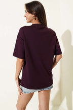 California Baskılı Modal T-shirt
