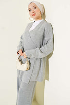 Cross-Linked Knitted Double Set