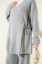 Cross-Linked Knitted Double Set