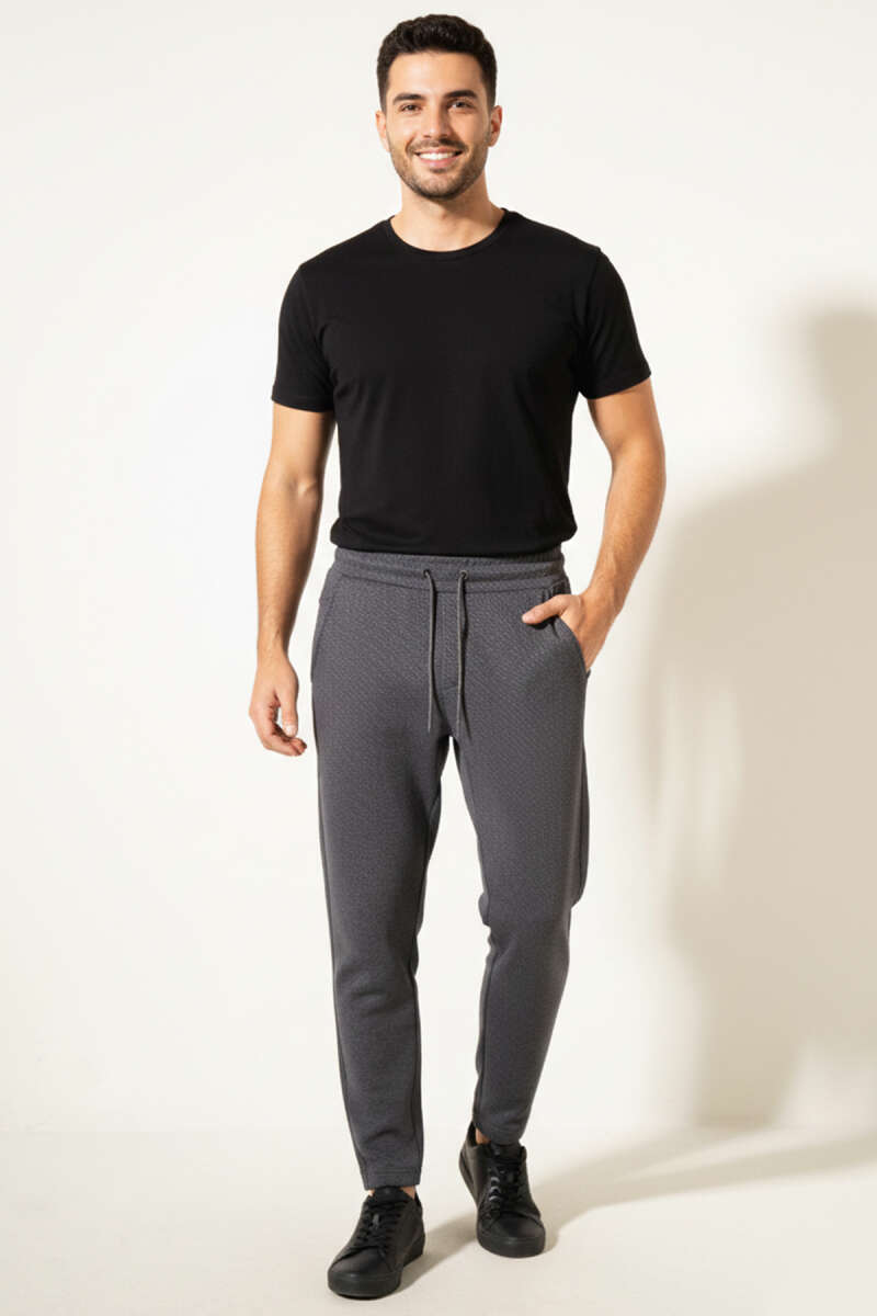 Men's Tracksuit Bottoms with Pockets and Waist Elastic