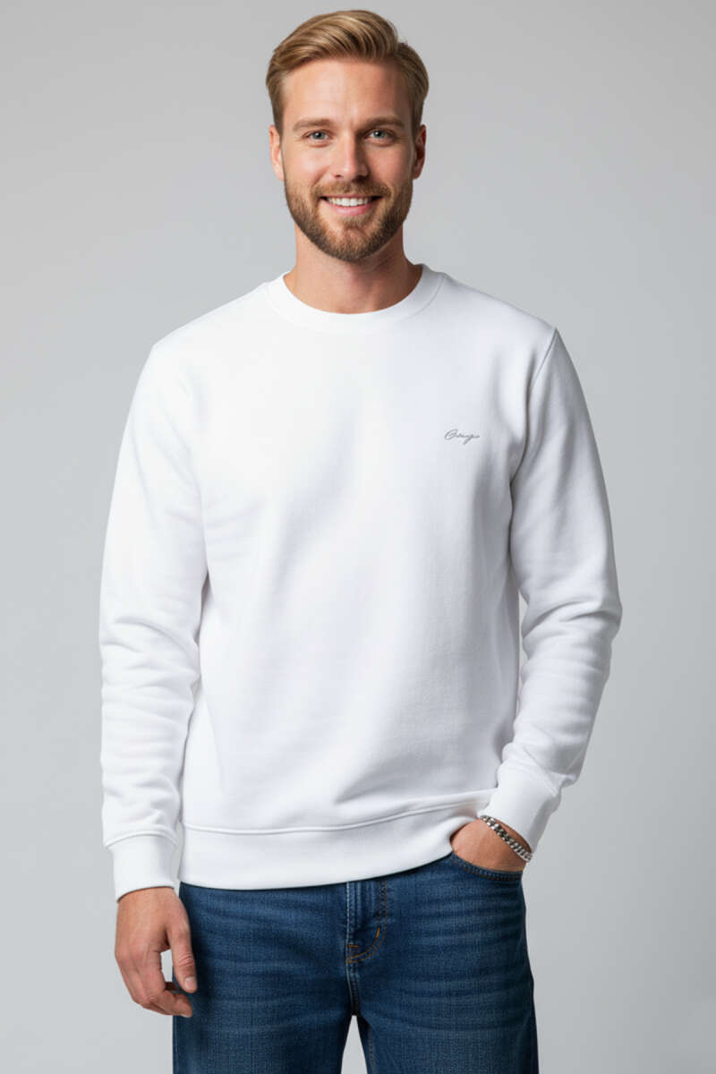 Change Nakışlı Erkek Sweatshirt
