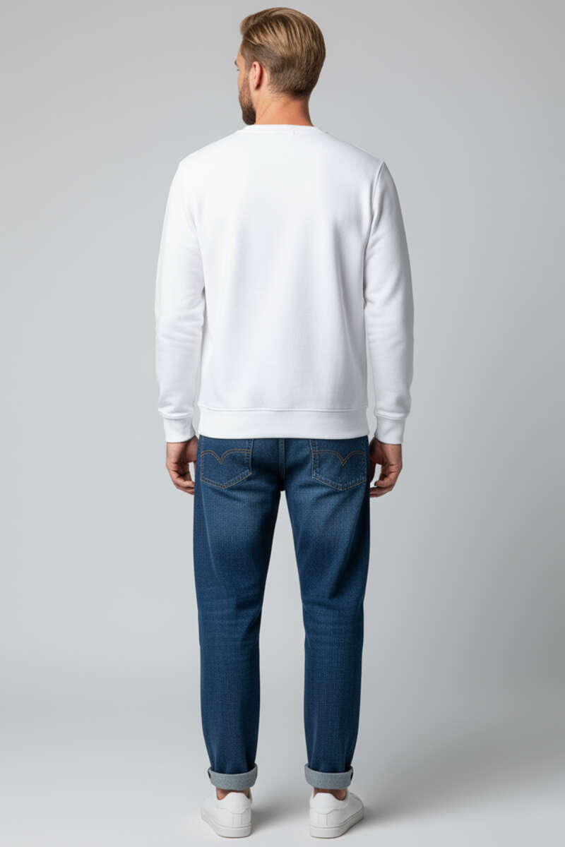 Change Nakışlı Erkek Sweatshirt