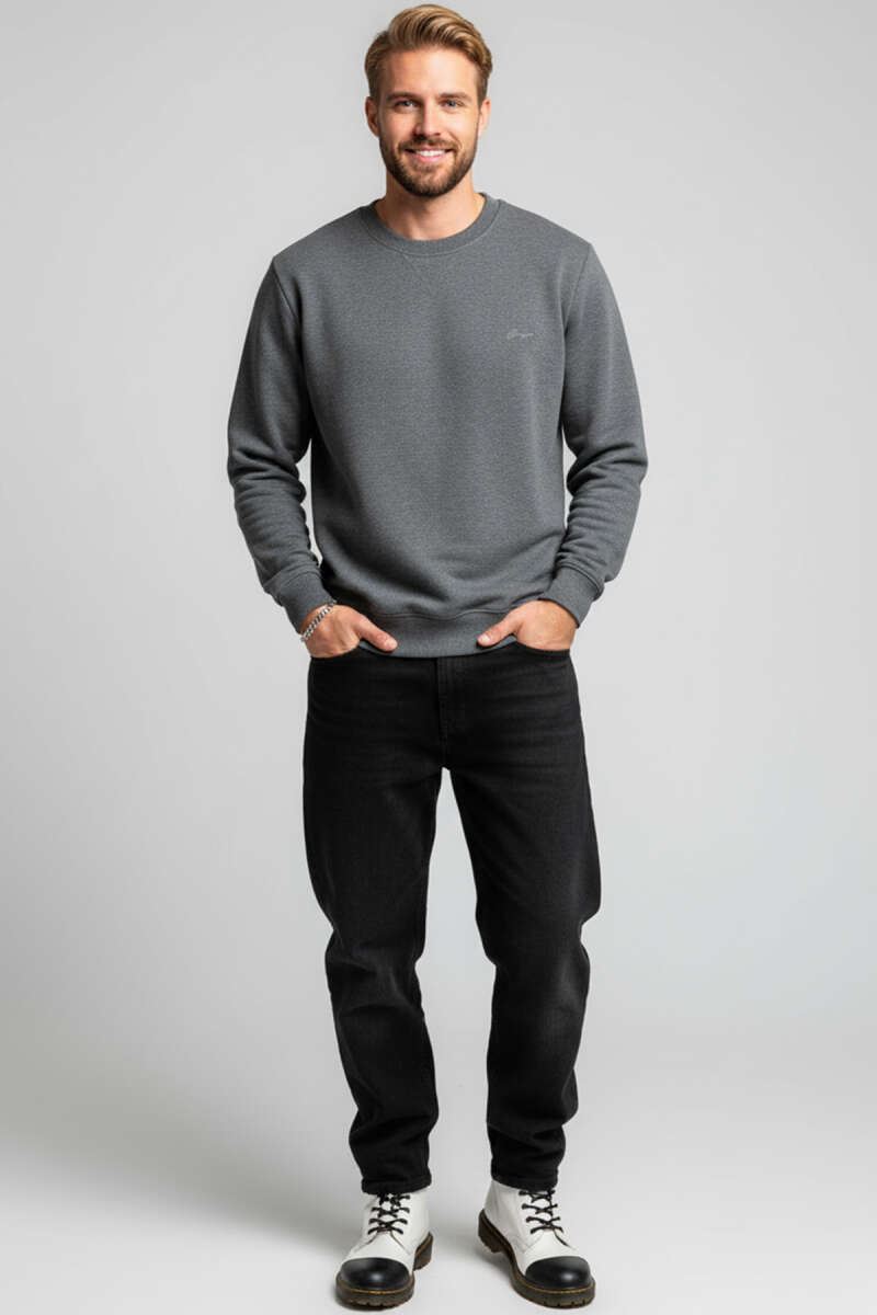 Change Nakışlı Erkek Sweatshirt
